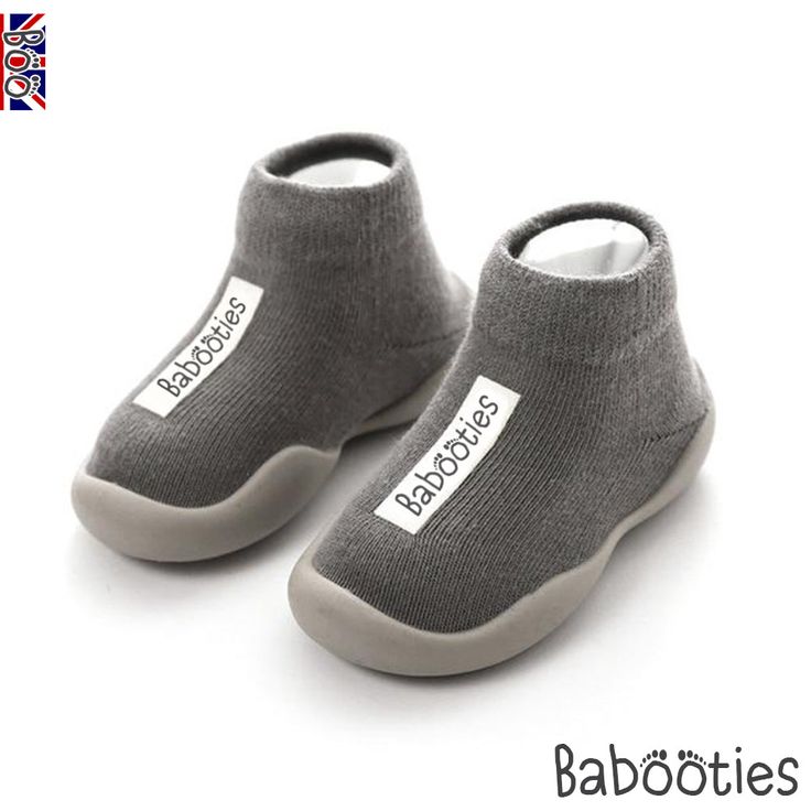 Babouches Gris | Taille 9-12 mois