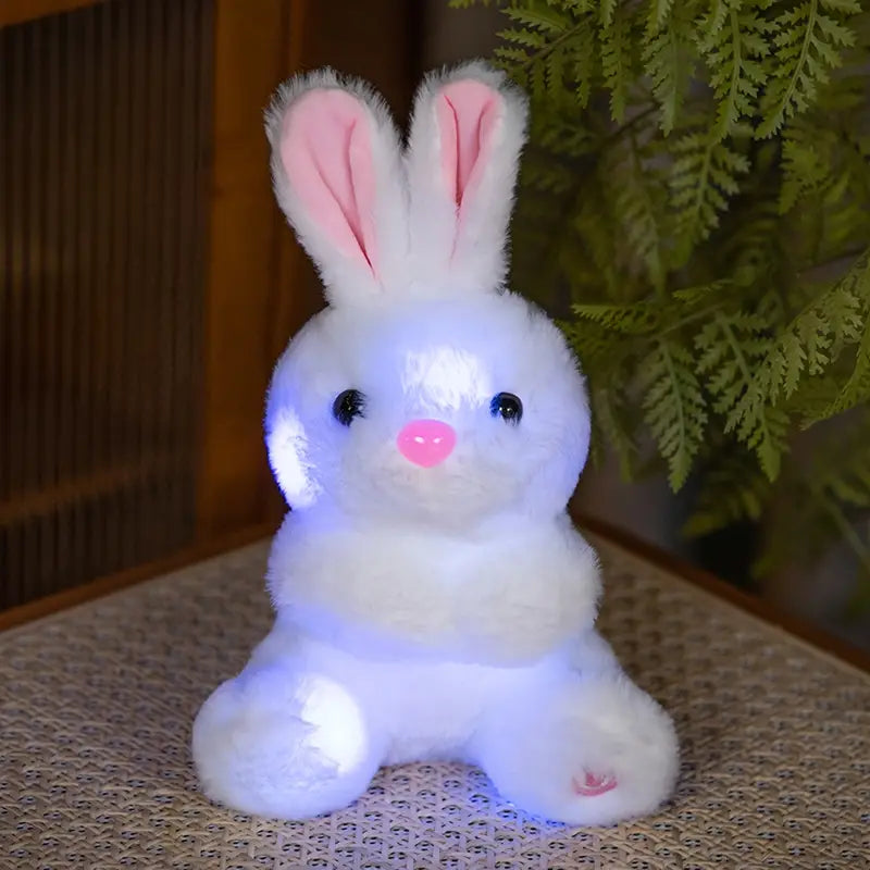 Lapin en peluche phosphorescent