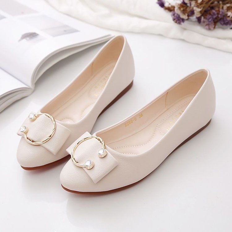 Soft Bottom Mary Jane Flat Low-cut Shoes