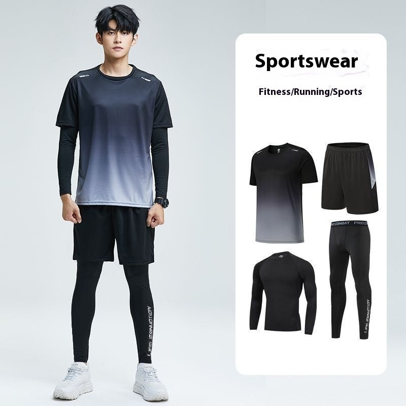 Men's Sports Cycling Basketball Training Quick-drying Morning Running Clothes