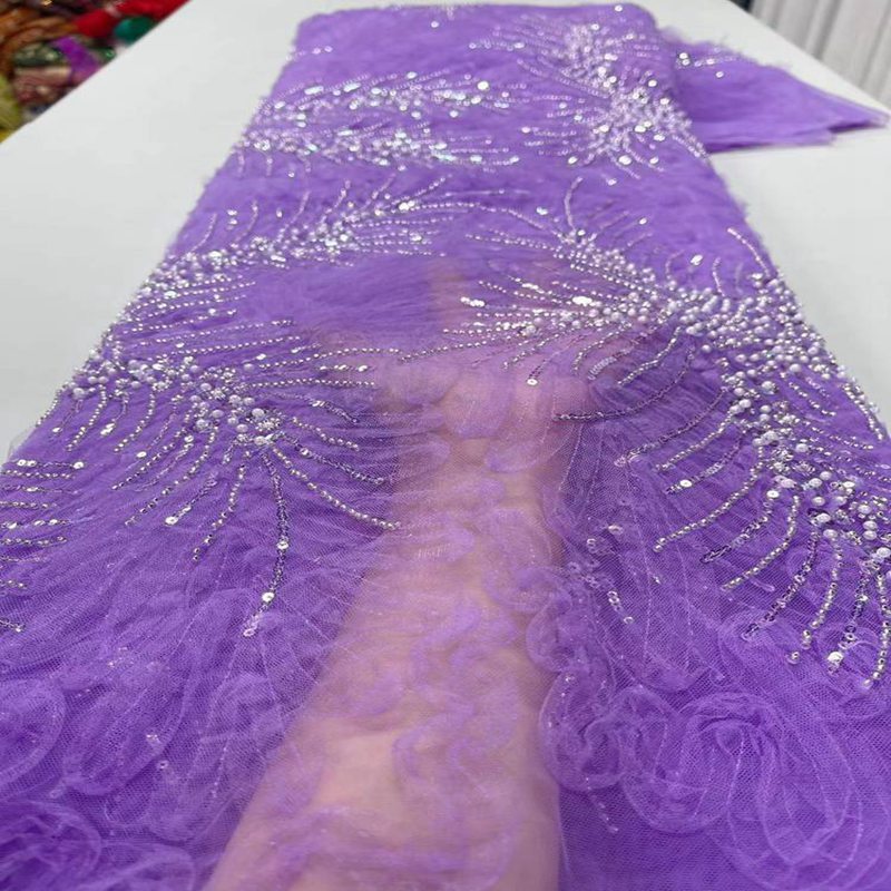 Embroidered Lace Fabric Plate Embroidery Cloth