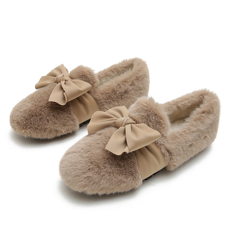 Xiangsheng Fluffy Shoes Women's Winter Wear Fleece