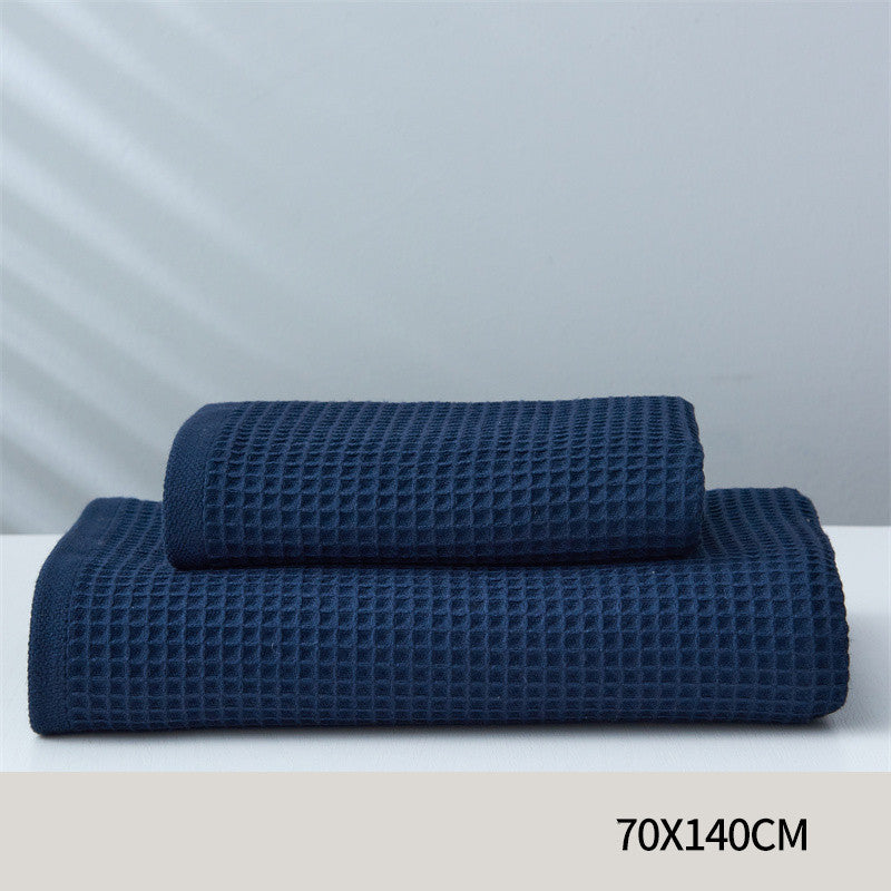 Pure Cotton Japanese-style Absorbent Household Honeycomb Pattern Towel