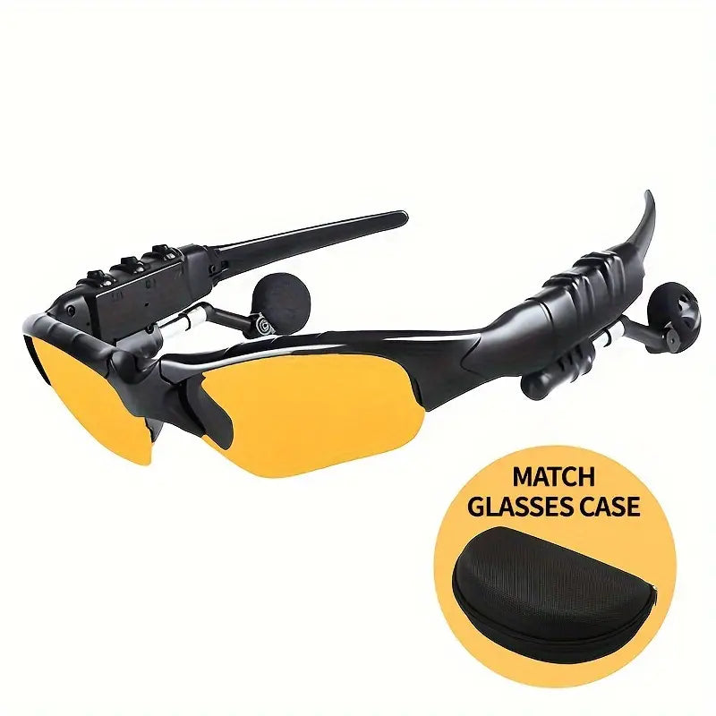 Lunettes de soleil de sport résistantes aux UV avec casque sans fil