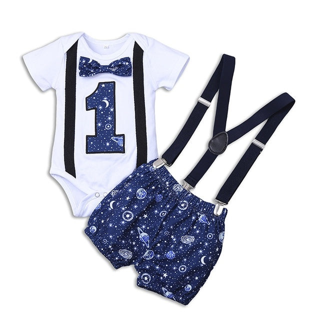 Newborn Baby Boy Clothes 1 Year Birthday Costume Boys