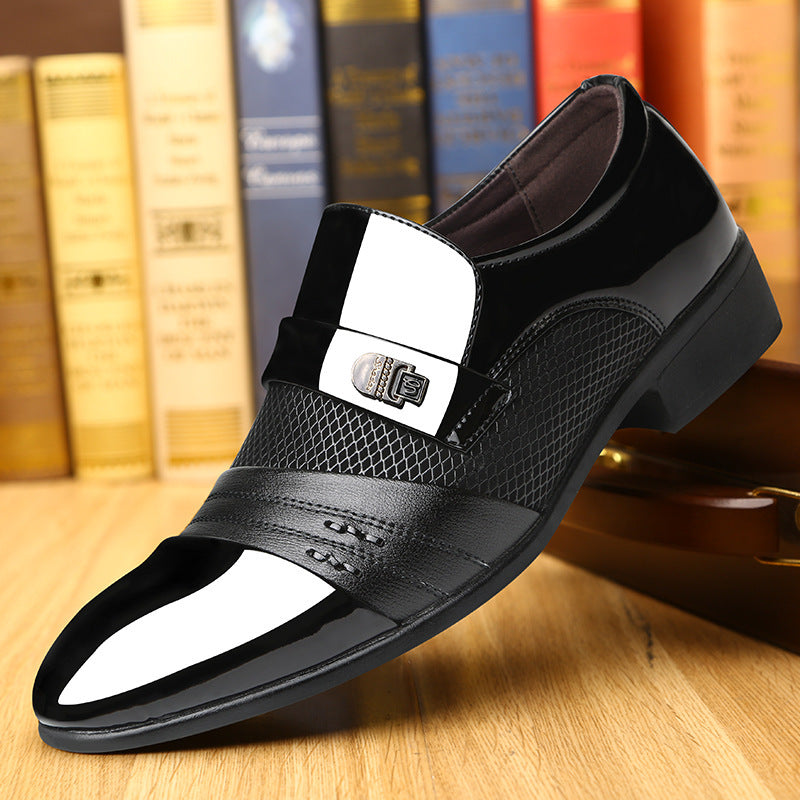 Men's Casual Formal Wear Breathable Leather Shoes