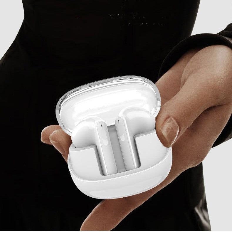 Wireless Bluetooth-compatible Headset Transparent Mini Bin