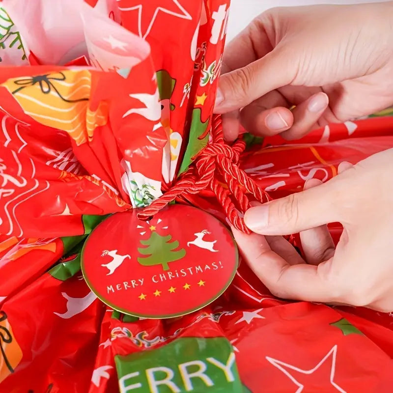 Extra-Large Christmas Gift Bags with Tags & Ties