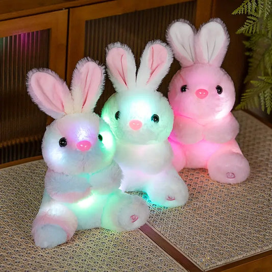 Lapin en peluche phosphorescent