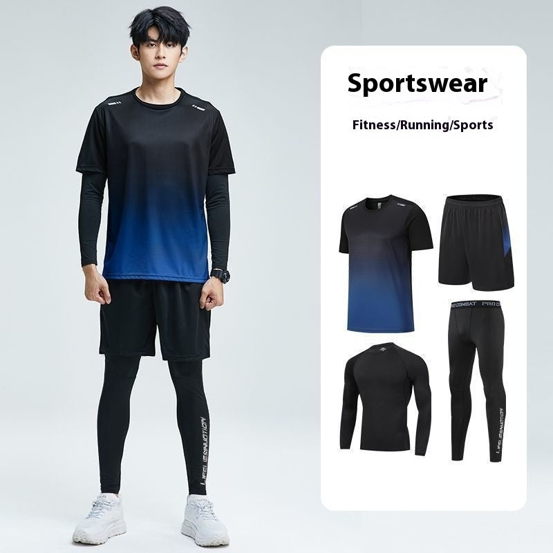 Men's Sports Cycling Basketball Training Quick-drying Morning Running Clothes