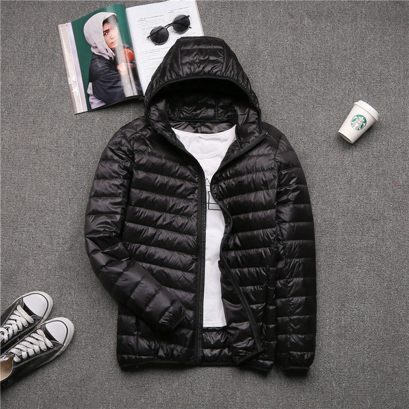 Sports Hooded Winter Wear Duck Down Jacket