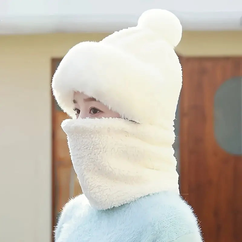 Soft & Cozy One-Piece with Ear Protection, Neck, and Face Cover